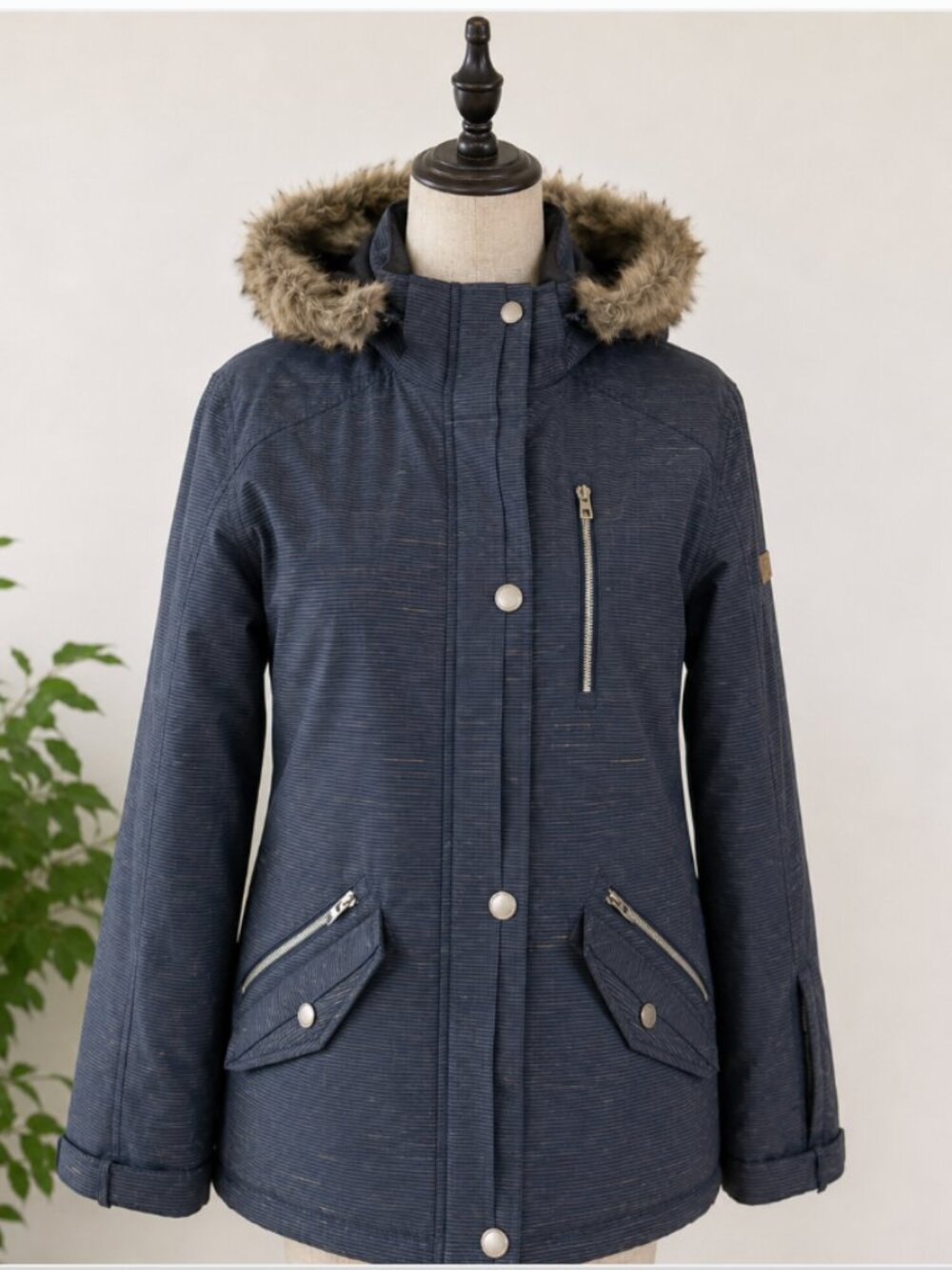 BOULDER GEAR Women's Winter Ski Jacket Faux Fur Hood Size M 2720R NWOT